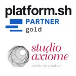 Logos Platform.Sh et Axiome, partenaires de l'agence Koriolis