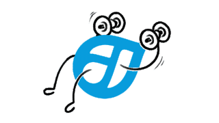 Logo Drupal avec des altères pour l'optimisation